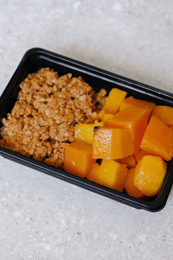 Chicken Mince and Roasted Butternut