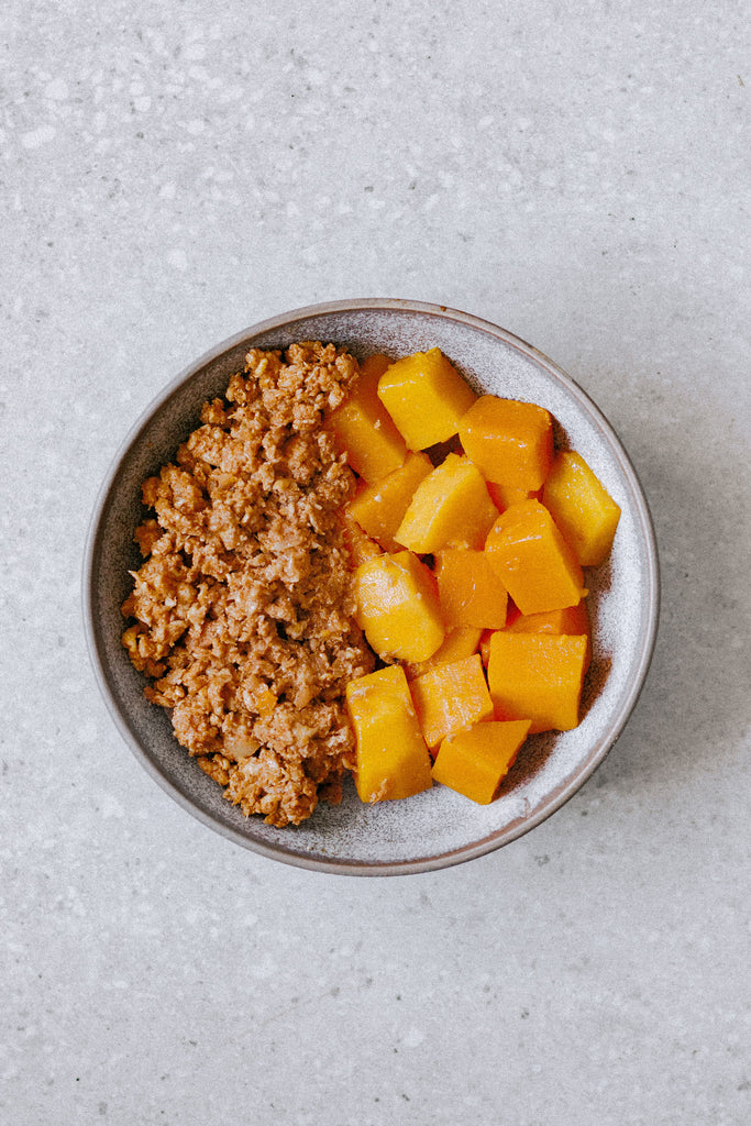 Chicken Mince and Roasted Butternut