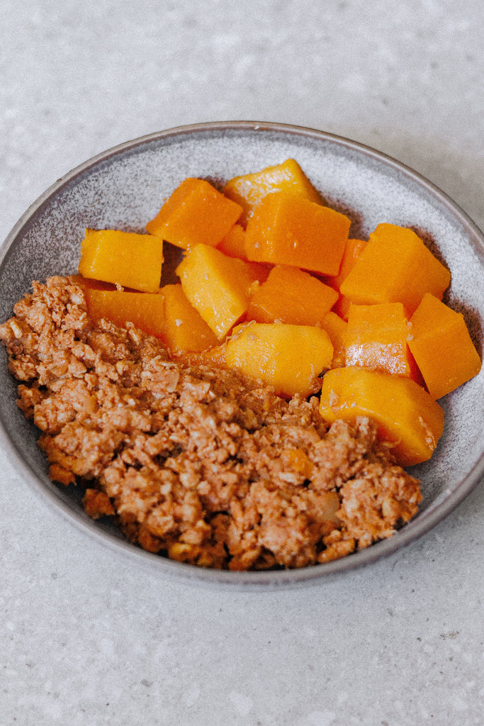 Chicken Mince and Roasted Butternut