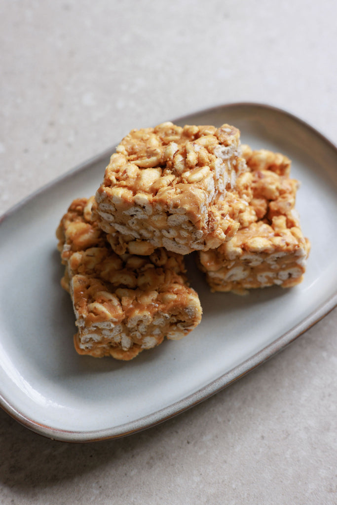 Plated Rice Crispy Treats