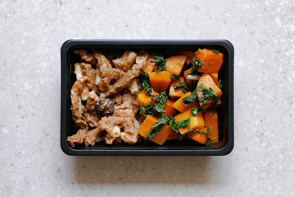 Beef Stroganoff with Pasta and Vegetables