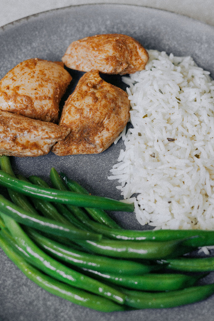 Chicken, Rice and Green Beans